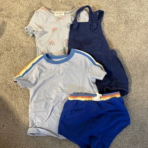 Cat and Jack 18M Rainbow Outfit Bundle